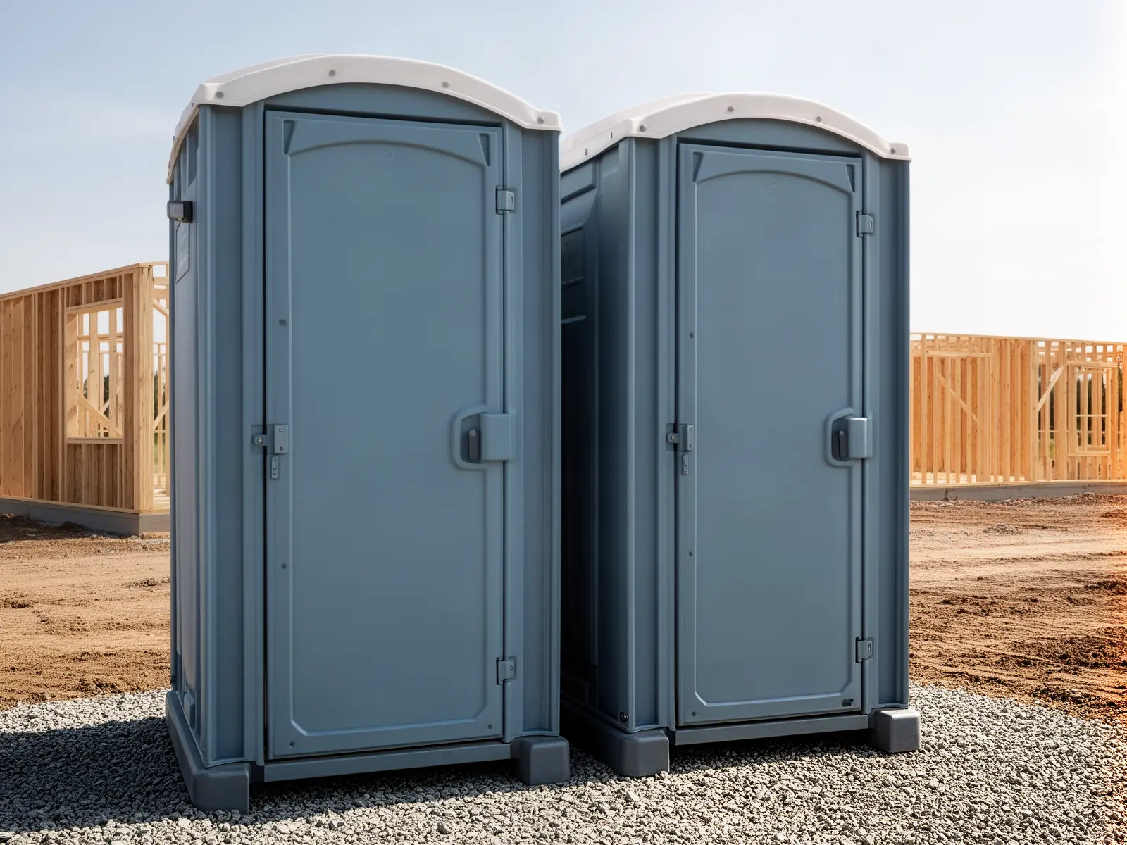 Clean porta potty unit from Old Maple Porta Potty Rental in Houston, TX